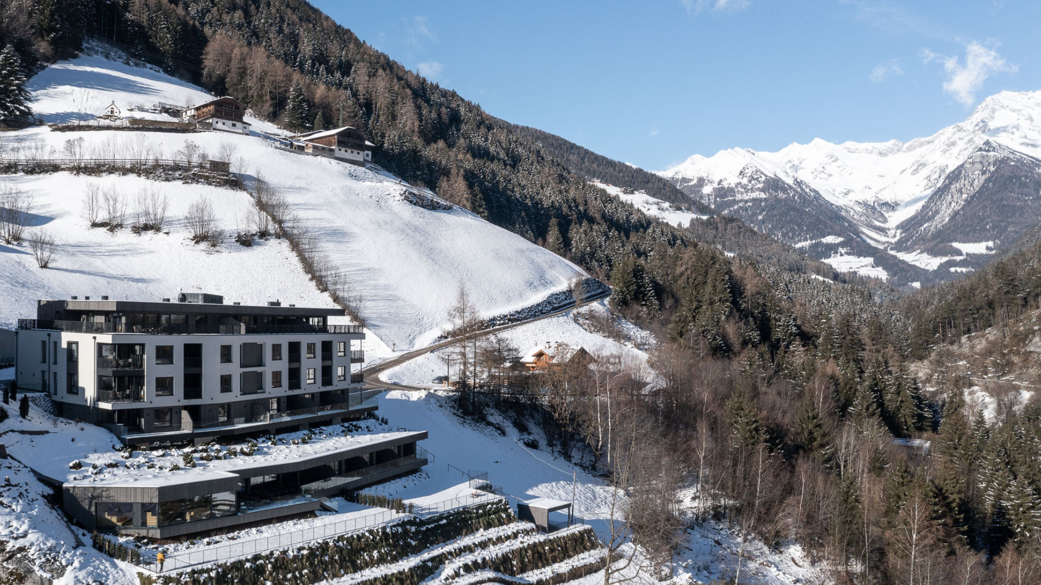 Vista su Castel Taufers